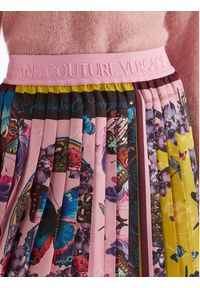 Versace Jeans Couture Spódnica plisowana 79HAE8P0 NS726 Kolorowy Regular Fit. Materiał: syntetyk. Wzór: kolorowy #3
