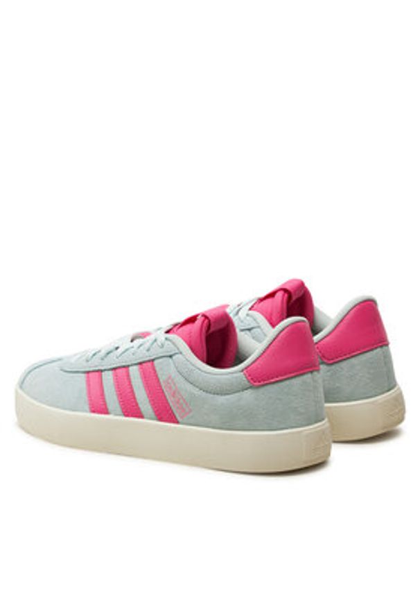 Adidas - adidas Sneakersy Vl Court 3.0 JP5326 Zielony. Kolor: zielony. Materiał: zamsz, skóra