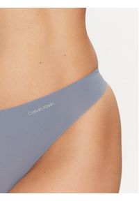 Calvin Klein Underwear Komplet 3 par stringów 000QD3558E Kolorowy. Materiał: syntetyk. Wzór: kolorowy #9