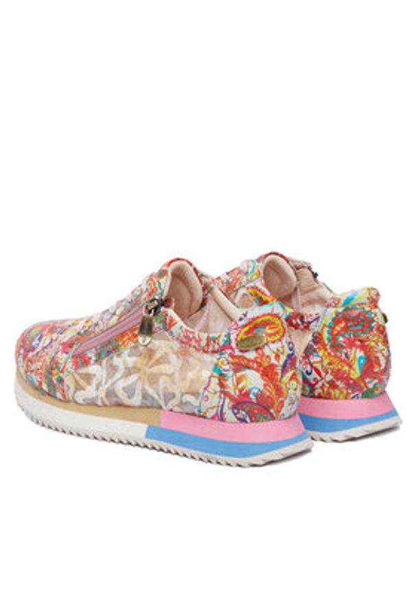 Laura Vita Sneakersy Delphine 69 Kolorowy. Materiał: skóra. Wzór: kolorowy