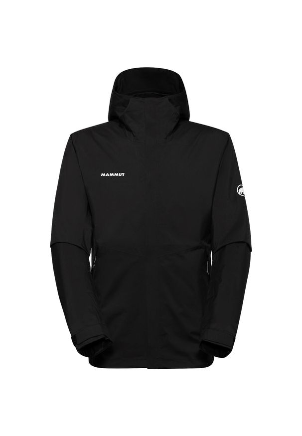 Kurtka trekkingowa męska Mammut Wanderjacke Alto Hardshell. Typ kołnierza: kaptur. Kolor: wielokolorowy, czarny, szary. Materiał: syntetyk