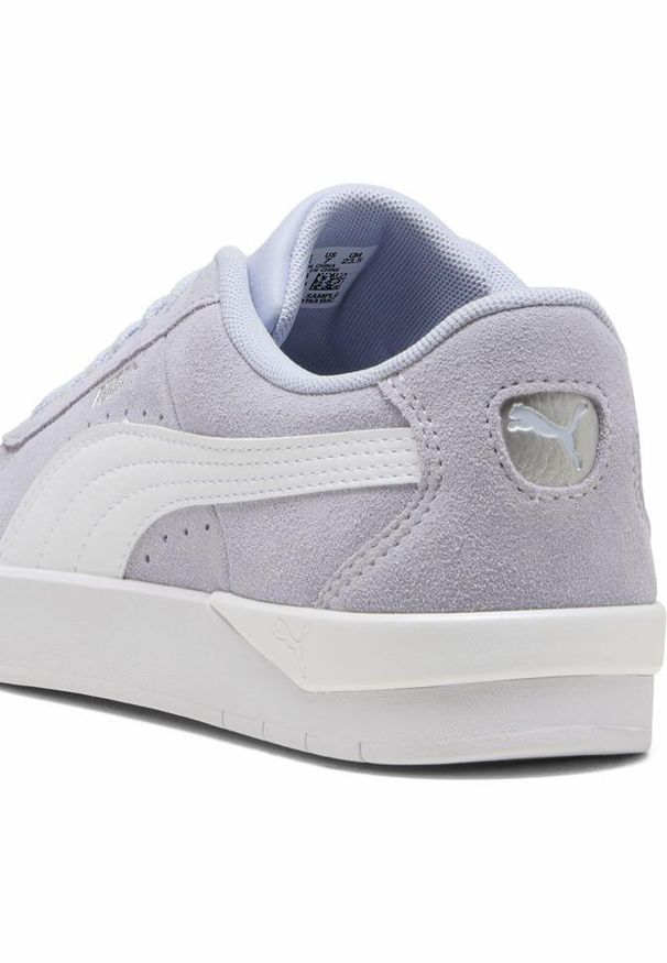 Puma - Damskie sneakersy Jada Classic z zamszu PUMA. Kolor: biały, wielokolorowy, niebieski. Materiał: zamsz. Sport: tenis