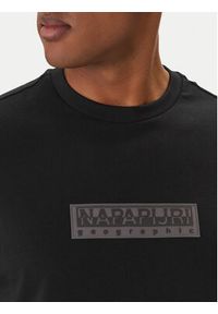 Napapijri T-Shirt S-Box Logo NP0A4IFL Czarny Regular Fit. Kolor: czarny. Materiał: bawełna #4