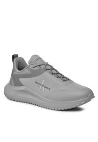 Calvin Klein Jeans Sneakersy Eva Runner Low Lace Ml Mix YM0YM00968 Szary. Kolor: szary. Materiał: materiał #3