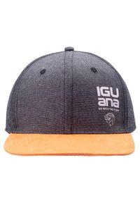Iguana - Czapka Dziecięca Koya. Kolor: czarny, wielokolorowy, pomarańczowy #1