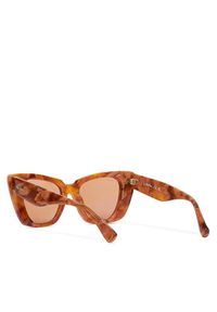 Max Mara Okulary przeciwsłoneczne MM0099 56E Brązowy. Kolor: brązowy