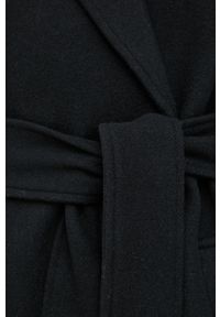 Y.A.S - Płaszcz wełniany. Kolor: czarny. Materiał: wełna #5