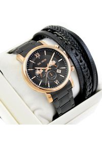 Zestaw męski zegarek Paul Lorens MODERO PL20017B-1A4 + bransoletka #1