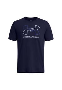 Under Armour - Męska Koszulka GL Foundation Uodate. Kolor: niebieski. Sport: turystyka piesza