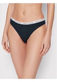 TOMMY HILFIGER - Tommy Hilfiger Komplet 3 par stringów UW0UW02829 Kolorowy. Materiał: bawełna. Wzór: kolorowy #10