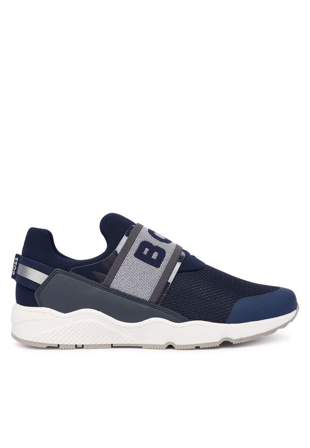 Sneakersy BOSS. Kolor: niebieski