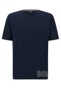 BOSS - Boss T-Shirt 50472750 Granatowy Regular Fit. Kolor: niebieski. Materiał: bawełna #3