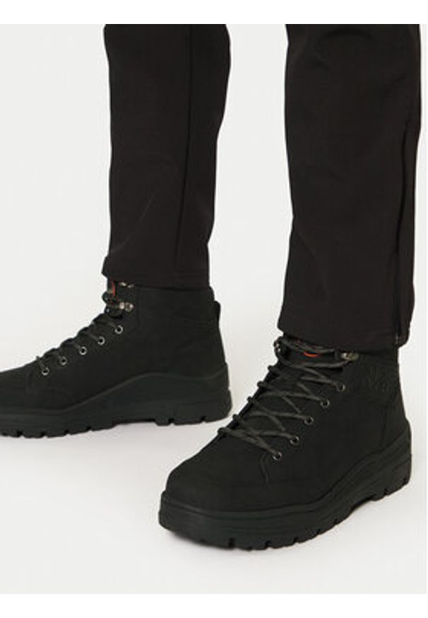 Napapijri Trapery Herb NP0A4IJH Czarny. Kolor: czarny. Materiał: skóra