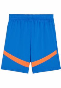 Puma - Młodzieżowe szorty Olympique Marsylia 24/25 PUMA Racing Blue Fluro Orange Pes. Kolor: żółty, pomarańczowy, wielokolorowy, niebieski. Sport: piłka nożna