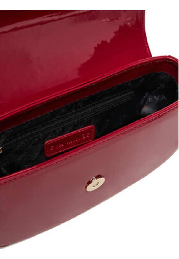 Eva Minge Torebka EO-ALMA-KY158-1 Bordowy. Kolor: czerwony