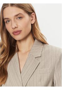 Vero Moda Marynarka Eli 10319629 Beżowy Cropped Fit. Kolor: beżowy. Materiał: syntetyk #8