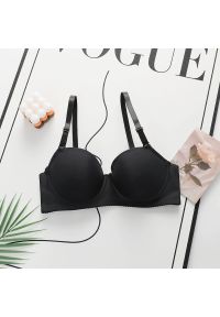 Intica - Biustonosz z usztywnieniem i regulowanymi ramiączkami na co dzień i specjalne okazje Halide. Kolor: czarny. Materiał: materiał #1