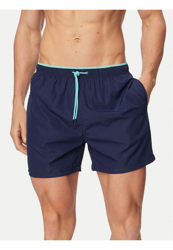 YSABEL MORA - Ysabel Mora Szorty kąpielowe 90418 Granatowy Regular Fit. Kolor: niebieski. Materiał: syntetyk