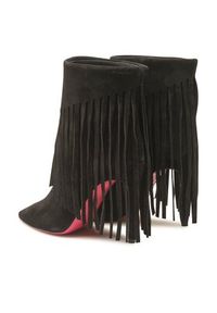 Pinko - PINKO Kowbojki Olympe Tronchetto PE 23 BKJS1 100573 A0N8 Czarny. Kolor: czarny. Materiał: zamsz, skóra #6