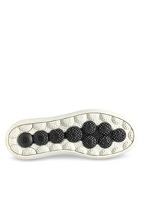 Geox Sneakersy D Spherica Ecub-2 D55WVB 0BCAR C0023 Czarny. Kolor: czarny. Materiał: skóra