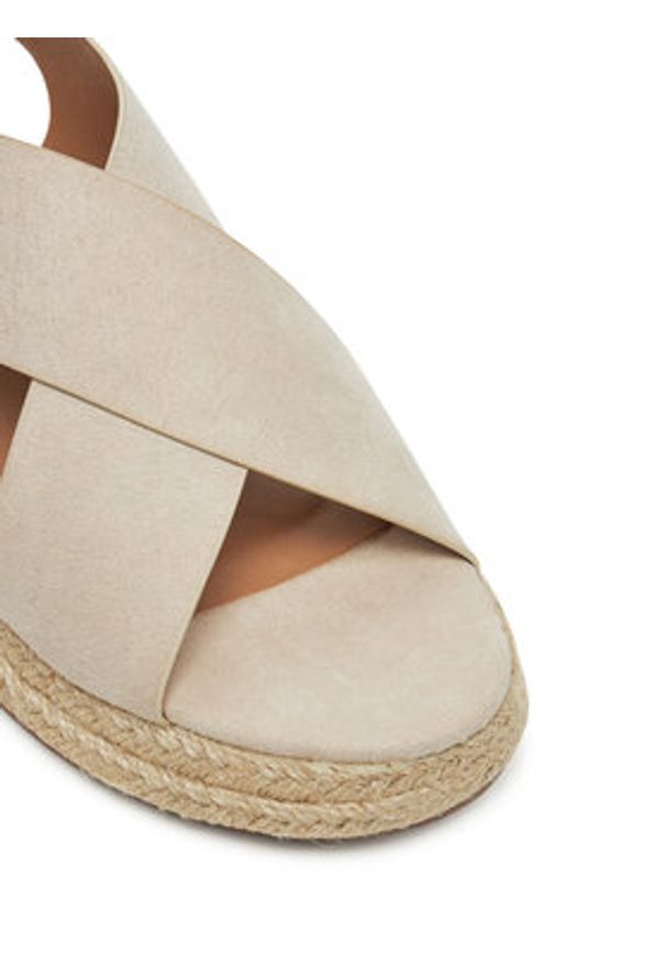 ONLY Shoes Espadryle Onlminerva-2 Écru. Materiał: zamsz, skóra