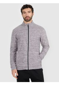 4f - 4F Polar ze stójką regular męski - szary XXL. Typ kołnierza: kołnierzyk stójkowy. Kolor: szary. Materiał: polar. Sezon: zima. Sport: narciarstwo, turystyka piesza, wspinaczka, snowboard #1