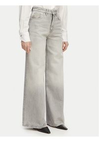 Hugo - HUGO Jeansy 937 50557053 Szary jasny Wide Leg. Kolor: szary #1