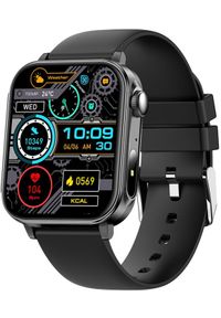 Smartwatch Colmi P80 Czarny (P80 Black). Rodzaj zegarka: smartwatch. Kolor: czarny #1