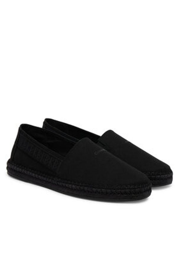 Calvin Klein Espadryle Espadrille Webbing Cv HM0HM02075 Czarny. Kolor: czarny. Materiał: materiał