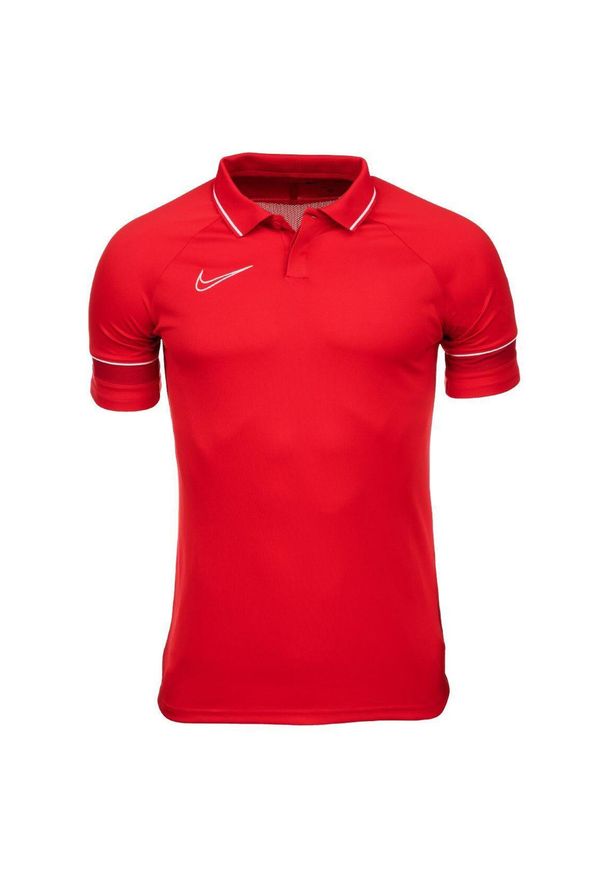 Koszulka Mężczyzna Nike Academy 21 czerwony. Kolor: czerwony, wielokolorowy, biały. Długość rękawa: krótki rękaw. Długość: krótkie. Sport: piłka nożna