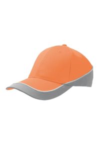 ATLANTIS - Czapka Racing Teamwear 6 Paneli. Kolor: szary, pomarańczowy, wielokolorowy