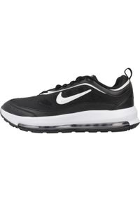 Buty do chodzenia męskie Nike Air Max AP. Okazja: na co dzień. Zapięcie: sznurówki. Kolor: biały, wielokolorowy, czarny. Materiał: materiał, syntetyk, tkanina. Szerokość cholewki: normalna. Model: Nike Air Max. Sport: turystyka piesza