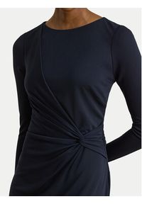 Lauren Ralph Lauren - LAUREN RALPH LAUREN Sukienka dzianinowa 200P14033001 Granatowy Slim Fit. Kolor: niebieski. Materiał: syntetyk #4