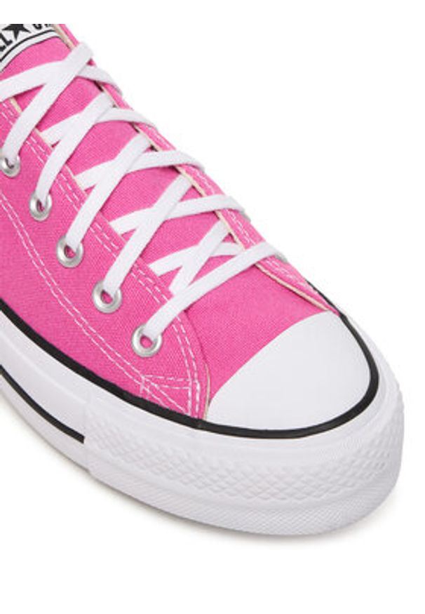 Converse Trampki Chuck Taylor All Star Lift Platform A16104C Różowy. Kolor: różowy. Materiał: materiał. Obcas: na platformie