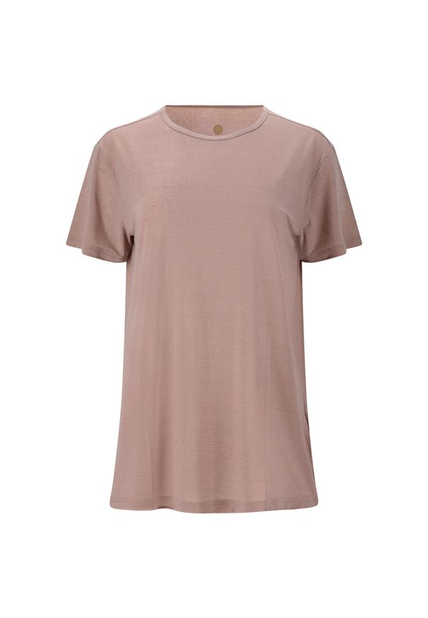 ENDURANCE - Koszulka do jogi Athlecia Lizzy. Kolor: różowy. Materiał: poliester, elastan. Sport: joga i pilates