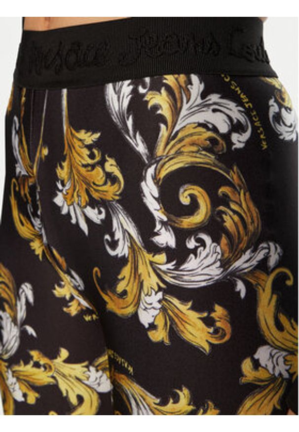 Versace Jeans Couture Kolarki 78HAC106 Czarny Slim Fit. Kolor: czarny. Materiał: syntetyk