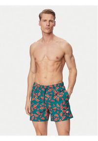 Jack & Jones Szorty kąpielowe Maui Vibes 12291426 Niebieski Regular Fit. Kolor: niebieski. Materiał: syntetyk #7