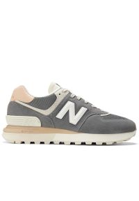 Buty New Balance U574LGDB - szare. Kolor: szary. Materiał: guma, skóra, zamsz, materiał, syntetyk. Szerokość cholewki: normalna. Model: New Balance 574