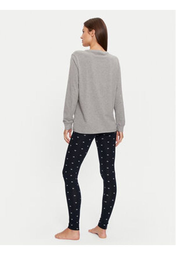 TOMMY HILFIGER - Tommy Hilfiger Piżama UW0UW05639 Kolorowy Regular Fit. Materiał: bawełna. Wzór: kolorowy