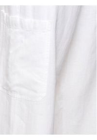 Gina Tricot Spodnie materiałowe 19959 Biały Regular Fit. Kolor: biały. Materiał: len #3