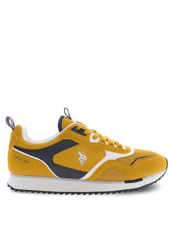 Sneakersy U.S. Polo Assn.. Kolor: żółty