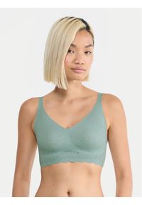 Sloggi Biustonosz top Zero Feel Bliss 10219598 Zielony. Kolor: zielony. Materiał: syntetyk #1