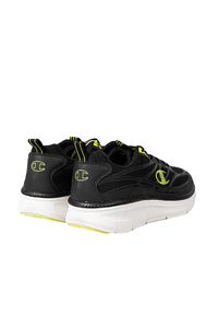 Champion Sneakersy "Foxy" | S21826 | Foxy | Mężczyzna | Czarny, Żółty. Nosek buta: okrągły. Kolor: wielokolorowy, czarny, żółty. Materiał: materiał, syntetyk. Wzór: aplikacja #5