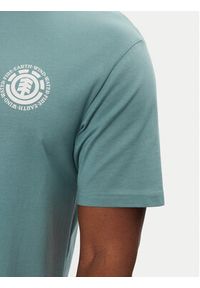 Element T-Shirt ELYZT00490 Zielony Regular Fit. Kolor: zielony. Materiał: bawełna