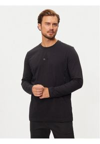 BOSS - Boss Longsleeve Togn 50527126 Czarny Regular Fit. Kolor: czarny. Materiał: bawełna. Długość rękawa: długi rękaw