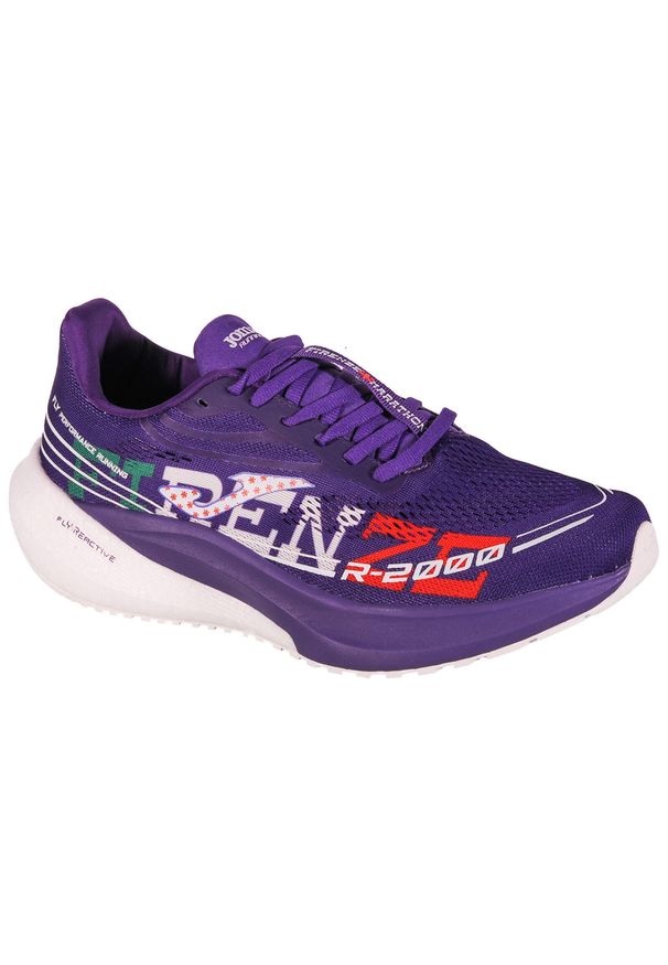 Buty do biegania męskie Joma R.2000. Zapięcie: sznurówki. Kolor: fioletowy. Materiał: syntetyk, tkanina, materiał. Szerokość cholewki: normalna. Sport: bieganie