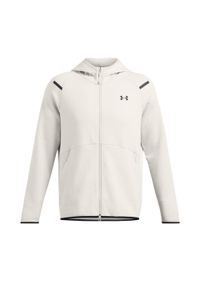 Bluza Under Armour Ua Unstoppable Flc Fz Hd Eu Dorosłych. Kolor: biały. Sport: fitness