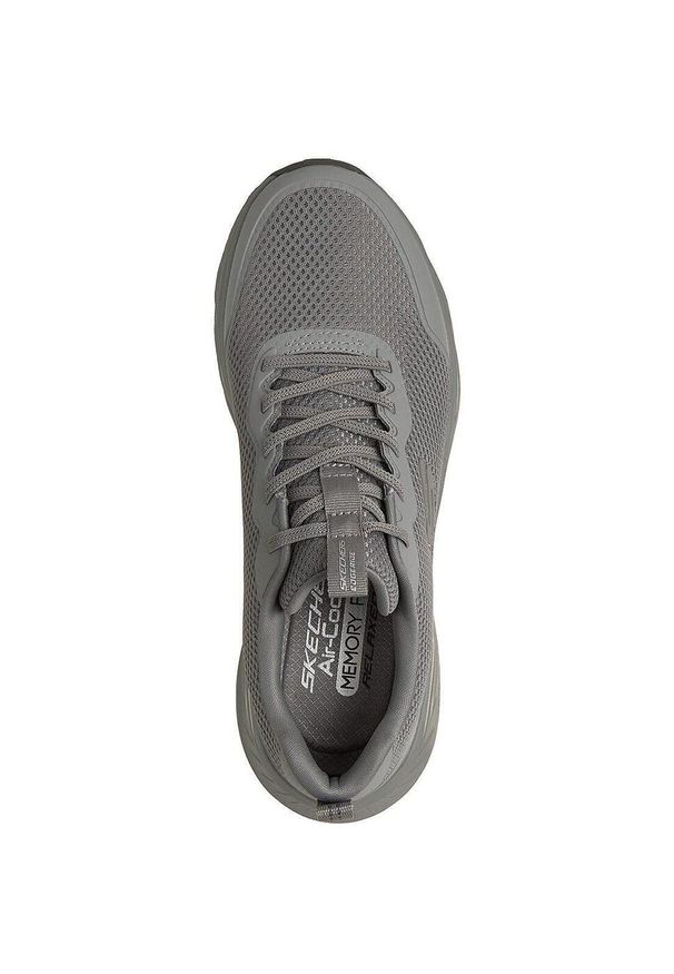 skechers - Buty sportowe męskie Skechers Edgeride Rekze. Kolor: szary. Materiał: materiał