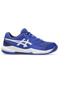 Buty do tenisa Asics Gel-dedicate 8 Gs. Kolor: niebieski, biały, wielokolorowy. Sport: tenis