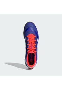 Adidas - Buty Predator League IN. Kolor: biały, czerwony, wielokolorowy, niebieski. Materiał: materiał